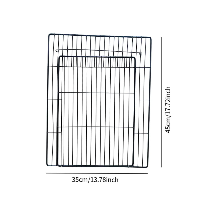 Pets Playpen Door Small Animal Barrier Protector Exercise Pen Indoor Pet Fence Puppy Fence Gate for Hamster Bunny Teddy Kitten