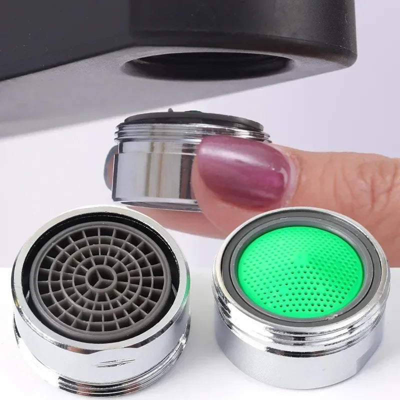 Bathroom 24mm Faucet Aerator Water Saving Tap Insert Nozzle Thread Taps Bubbler Filter Replaceable Parts Kitchen Faucet Strainer