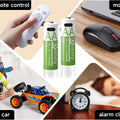 Bestely 1.5V 13600mAh USB AA Lithium Ion Rechargeable Battery, Fast Charging Li-ion Akku, 2000 Cycle with USB-C Port Cables