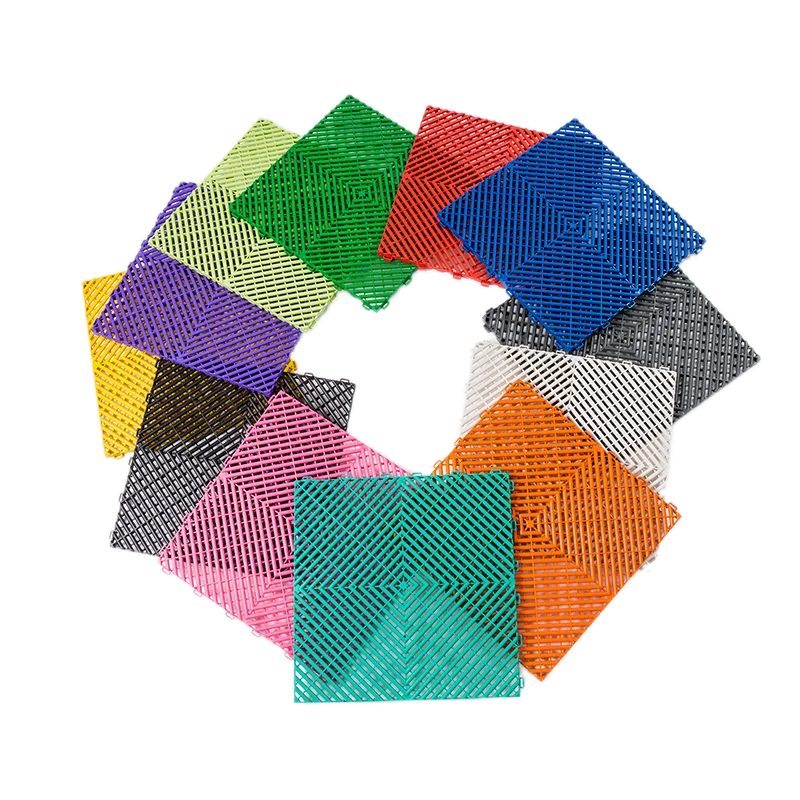 Garage Floor Tile In Interlocking Plastic Grid Floor Car Wash Shop Plastic Interlocking Floor Tiles Pp Pvc For Indoor