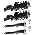 4x Front Rear Shock Struts Assys For Cadillac CTS RWD 3.6L with Electric 2015 -2019 19300064 19300065 22965187 22965188