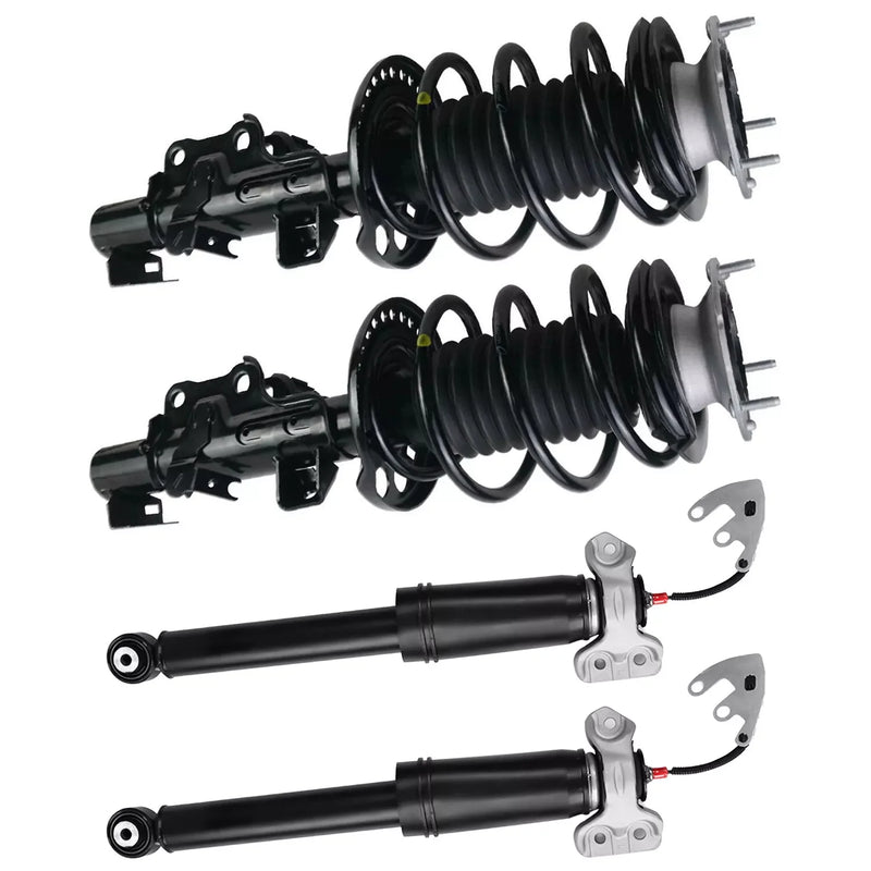 4x Front Rear Shock Struts Assys For Cadillac CTS RWD 3.6L with Electric 2015 -2019 19300064 19300065 22965187 22965188