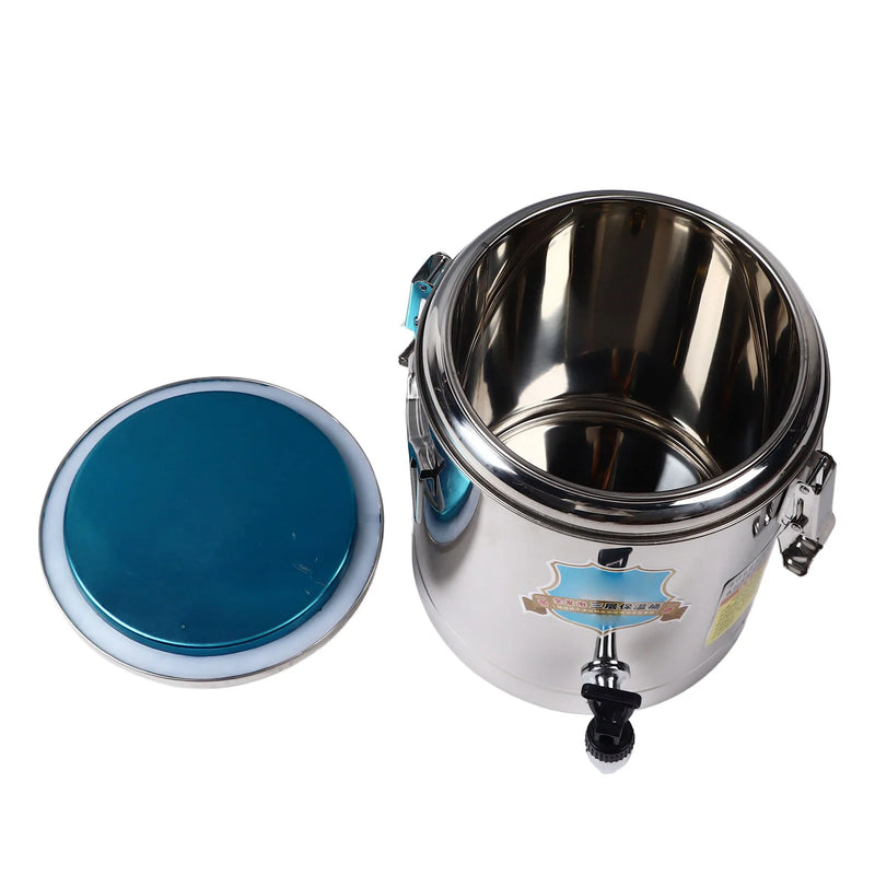 10L Insulated Beer Bucket With Faucet Stainless Steel Drink Bucket Large Capacity Beverage Dispenser For Kitchen Bar