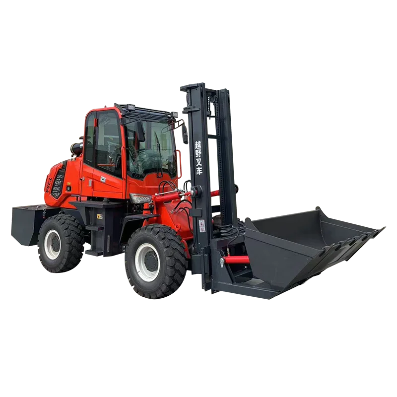 4 Wheel Drive 2.5 Ton Rough Terrain Forklift 4WD Cheap High Quality Forklift Chinese Brand CE Approval Cheap Price 2.5T Forklift