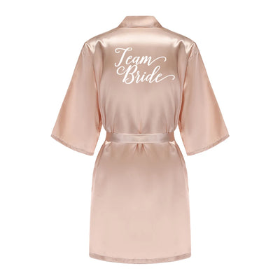 Champagne Women's Bride Bridesmaid Robes for Bridal Party | SAMAG