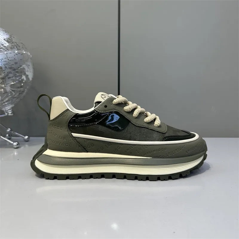 Men's Casual Shoes Fashion Sneakers Low Top Lace Up Lightweight Comfortable Breathable Walking Shoes For Daily Wear