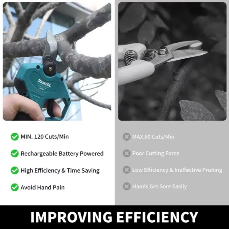 Makita MPP569 45MM Brushless Electric Pruning Shears Tree Bonsai Pruner Branches Cutter Power Tool - View 3 | SAMAG