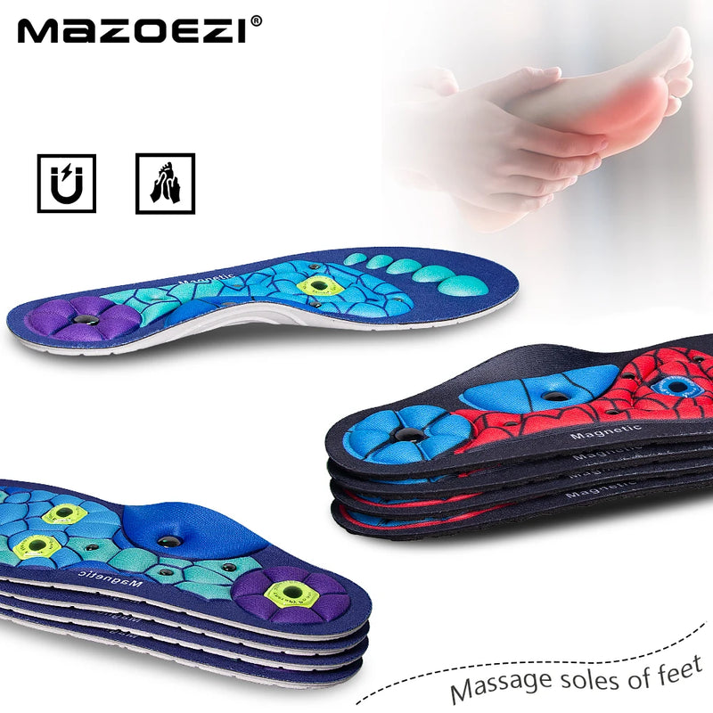 Therapy Massage Insoles Medical Magnetic Foot Weight Loss Slimming Acupressure Insole Sports Health Care Shoe Pads