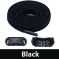 1 Pair No Tie Shoe Laces Elastic Laces for Sneakers Flat Shoelaces Without Ties Shoelace with Lock for Kids Adult Shoestrings