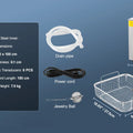 SucceBuy 2/3/6/10/15/30L Ultrasonic Cleaner with Heater Timer for Lab Tools Metal Parts Carburetor Brass Auto Parts Engine Parts