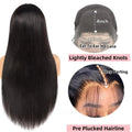 TIMOPOL Straight Hair 13x4 Women's Front Lace Wig | 180 Density, High-Definition Front Lace Wig, Reduces Hair Loss