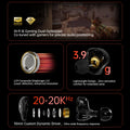 ND LEO HiFi Headphones Dynamic Drive Game Earphone Stereo Bass Earbud DJ Music Cancelling Sport Headsets with Detachable Cable