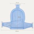 Baby Bath Net Mat Children  Newborn Adjustable Bathtub Pillow Seat Cushion Cross-shaped Anti-slip Bathtub Shower Cradle Bed Seat