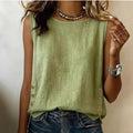 Fashion Elegant Tops Shirt Summer New Women's Round Neck - View 7 | SAMAG