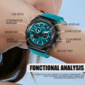 SMAEL Dual Display Women Watch Digital Analog Sport Quartz Stopwatch Fashion Durable Daily Outdoor Casual - Visuel 4 | SAMAG