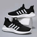 New 2025 Men's Sports Shoes Comfortable Casual Fashionable Breathable Low Top Flat Heel Lace-Up Running Shoes for Men