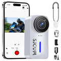 4K Thumb Cam C110+ SJCAM Magnetic POV Wearable Action Cam,170° Ultra Wide Sport Camera for Cycling,Anti-Shake﻿ Recorder