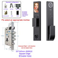 Outdoor Waterproof Lock Wifi Tuya APP Remote Voice Intercom Electronic Door Lock Face Fingerprint Smart Door Lock With Camera