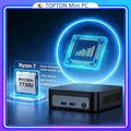 Topton Palm Gaming Mini PC AMD Ryzen 7 7730U 5825U 5800U R5 7530U 5600U Metal Nuc NVMe DDR4 Windows 11 Office Computer WiFi6 BT