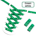 No Tie Shoelaces for Sneakers Colorful Press Metal Lock Shoelace Splashing Ink Print Flat Elastic Laces Without Ties Shoe Laces