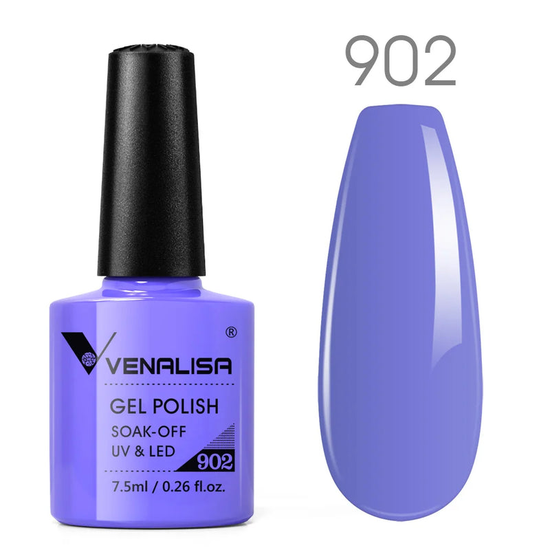 VENALISA Non Cleansing Topcoat Nail Art 7.5ml Soak off Base Coat Foundation No Wipe Top Coat Nail Gel Funny Bunny Gel Varnish