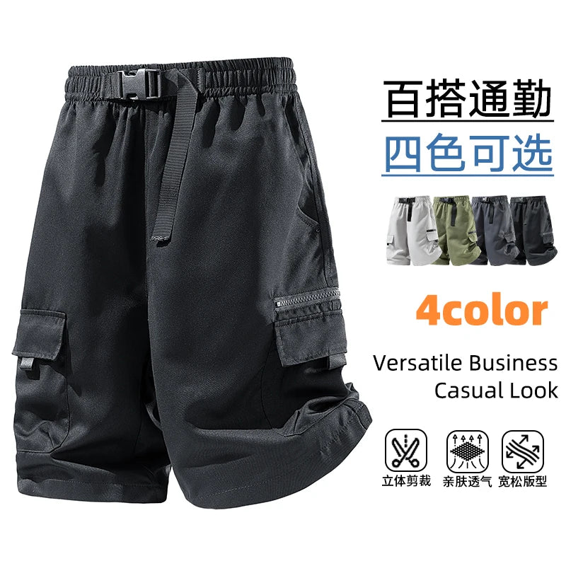 Summer work pants with multiple pockets, sporty casual | SAMAG