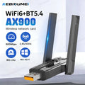 KEBIDUMEI 900Mbps WiFi USB Adapter Bluetooth5.4 Receiver 2.4G/5Ghz Wi - Fi Dongle 802.11AC Powerful Antenna Network | SAMAG