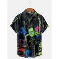 Summer Men's Hawaiian Shirt Movie Figures Horror Vintage | SAMAG