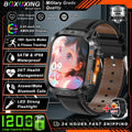 2026 New 1200 mAh Battery Military Smartwatch Men 5ATM Waterproof Fitness Tracker Health Heart Rate Smart Watch For iOS Android