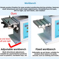 Pneumatic Pad Printer Logo Date Number Small Area Printing Machine On Various Materials 110V or 220V With Adjustable Work Table