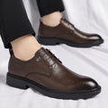 Men's leather shoes, autumn business formal leather shoes, casual British dress shoes