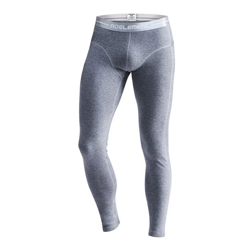 Men's Winter Thermal Underwear Warm Velvet Long Johns Man Thick Double Layer Leggings Breathable Thermo Pant Pantalon Termico