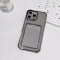 Clear Shockproof ID ATM Card Slot Protection Cover For iPhone  16 15 14 13 12 11 Pro Xs Max Mini 16e X XR Silicone Phone Case
