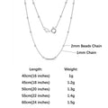 ORSA JEWELS 100% 925 Sterling Silver Link Chain Necklaces Minimalism Snake/Paperclip/Box/Figaro/Chopin/Cuban Chains 40-60cm