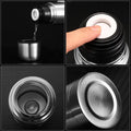 Portable Double Layer Thermal Mug Food Thermos For Tea With Heating Display Cup Stainless Steel Water Bottle Cups Of Hot