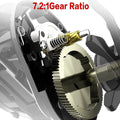 Sougayilang Fishing Rod and Reel Full Kit 1.8-2.4m Telescopic Casting Fishing Ultralight Rod and 7.2:1 Gear Ratio for Freshwater
