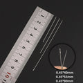 30pcs Metal Beading Needles For Beads Threading String Tambour/Jewelry Bracelet Necklace Making Pins Cord Tools Pins DIY Tool