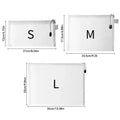 9pcs Mesh Zipper Pouches - A4/A5/A6 Large Capacity&Durable Organizer File Bags,For Office, Travel, Pencil Case & Puzzle Storage