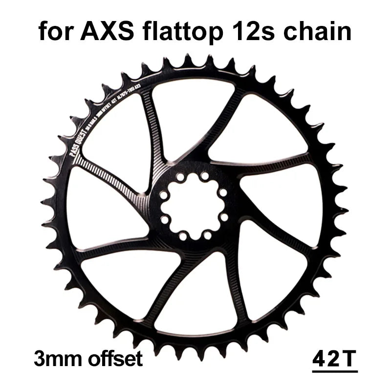8 Bolt Direct Mount Chainring Narrow Wide Star For Sram Force Red Rival Axs 12-speed Chainring 28t 30t 32t 34t 36 38 40 Tooth