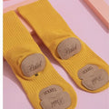 Blue Silicone Anti Slip Cotton Grip Socks Unisex Adult Kids Ballet Contemporary Chinese Dance Yoga Barre Floor Practice Socks