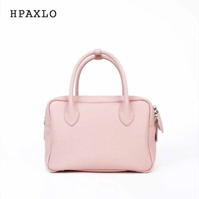 Genuine Leather Women's Boston Bag, New Niche Design | SAMAG