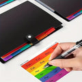 A4 Multi-layer 7-grid Folder,Color Classification File Bag,Student Paper Storage,Office Data Compilation Book,Thickened PP