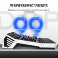 12-Channel Professional Audio Mixing Sound Board Console  Features 99-Bit DSP USB MP3 for PC Recording XLR Mic Jack