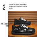 Men's Casual Sports Shoes with Low Heel Round Toe Soft Sole Multi-color Design Fashionable Large Size Walking Board Shoes