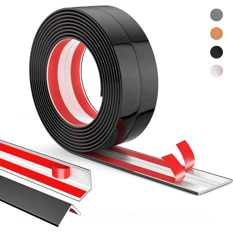 High Quality Self Adhesive Wall Corner Protector Flexible Free Cut Caulk Strip 3 Meters L Shape Edge Guard Household Countertop