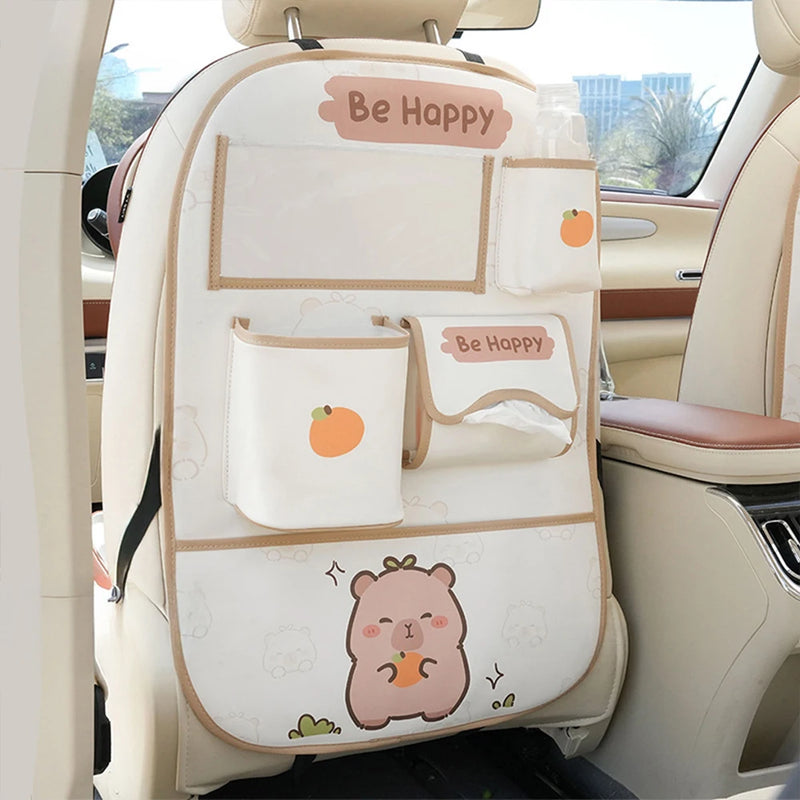 Car Seat Storage Organizer Seat Back Storage BagHanging Bags Car Stowing Tidying Pocket  Car Interior Accessories