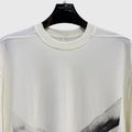 HKSH Spring Summer New Men's RO Style Round Collar Printed T-shirt Oversized Chic Cotton Chic Top American Loose Y2K Tees HK4638