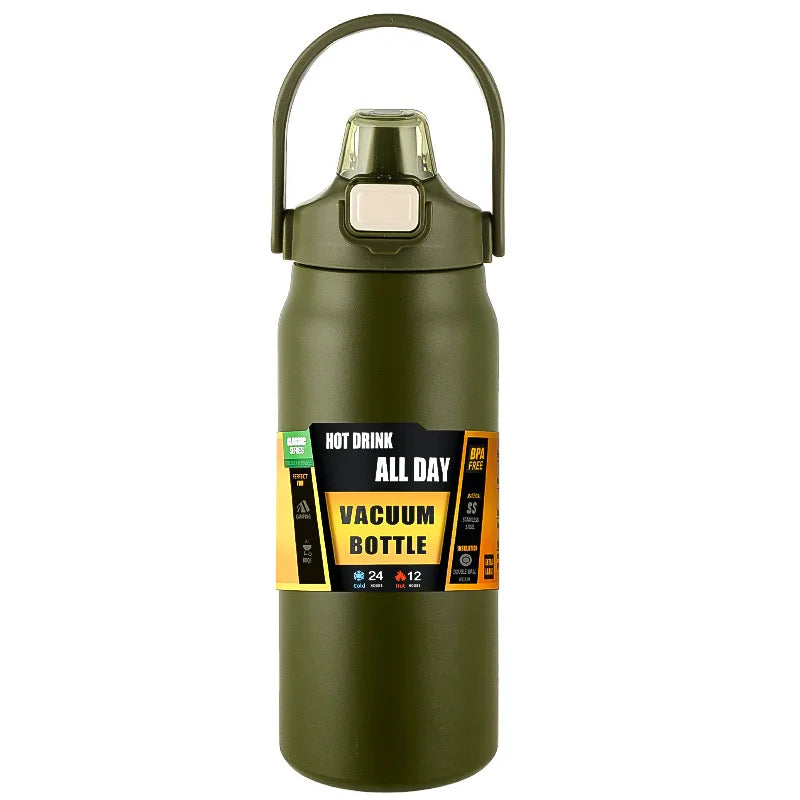 Portable Thermos with Straw 304 Stainless Steel Thermal - Visuel 12 | SAMAG