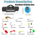 8m High Carbon Ultralight Super Hard Telescopic Fishing Rod Reel Combo Portable Full Set With Simulated Lures Line Hooks Float