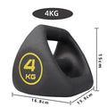 3-in-1 Triangle Cast Iron Dumbbells Kettlebell Combo | SAMAG